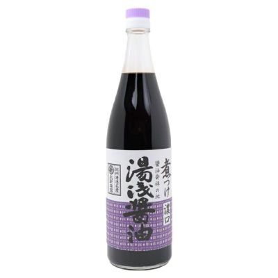 湯浅醤油 煮つけ醤油<br>濃口 720ｍｌ <br>人気商品 【醤油職人】【新古敏朗】