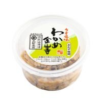 うす塩味わかめ金山寺味噌150ｇカップ塩分5.7%国産原料使用・無添加