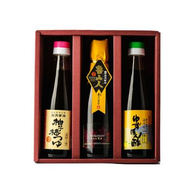 湯浅醤油 薫 -かおる- <br>もらって嬉しい 厳選 調味料 3種 特別 セット 82309 送料込【限定】