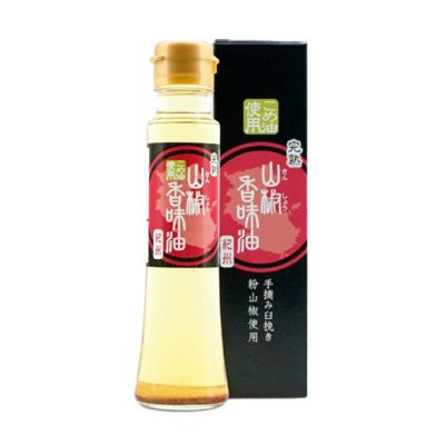 完熟山椒香味油 97g 米油使用でサラッとしてる【つの食品】